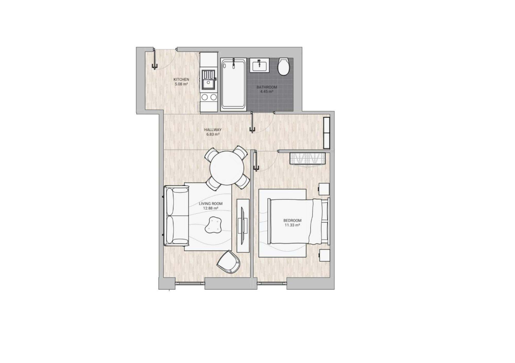 Apartment 4 Min To Metro I 12 Min To Inner I Wifi Vienna